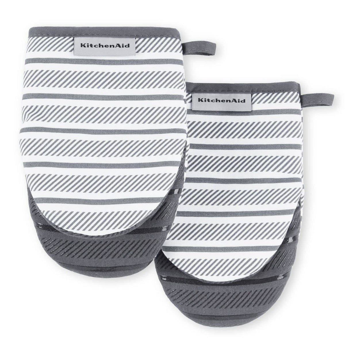 KitchenAid Albany Mini Oven Mitt 2-Pack Set, Dried Rose, 5.5"x8"