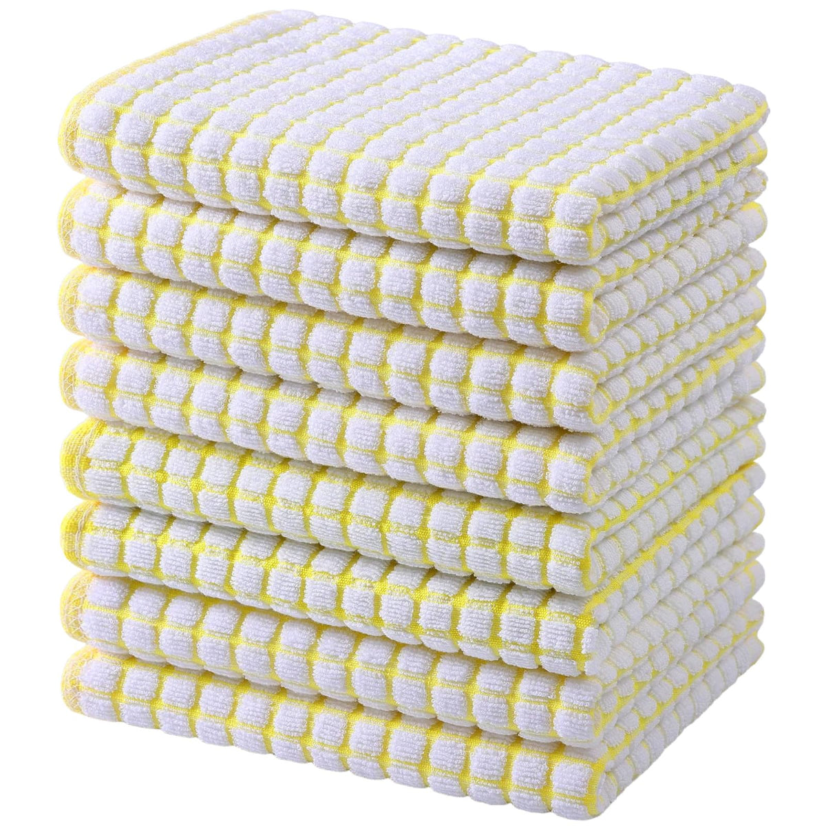 Mordimy Cotton 6 Pack Terry Kitchen Towels, 16 x 25 Inches
