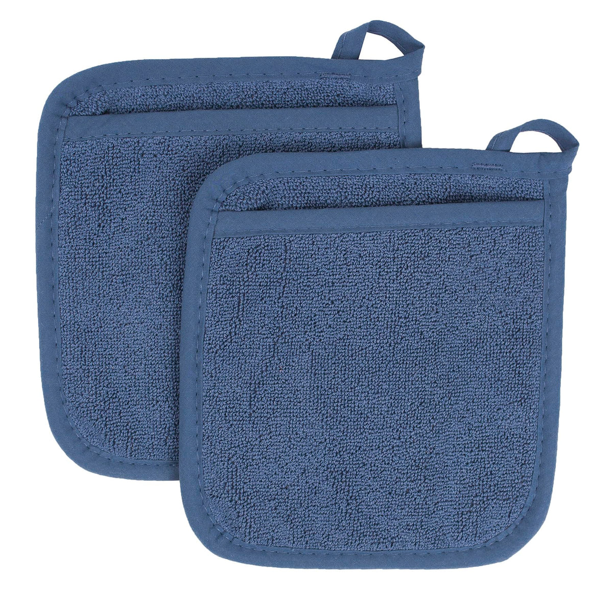 RITZ Terry Pocket Mitt & Hot Pad: Unparalleled Heat Resistant, Durable 100% Cotton – Ergonomically Designed for Optimal Grip – Easy-Care Machine Washable – 2-Pack, Paprika