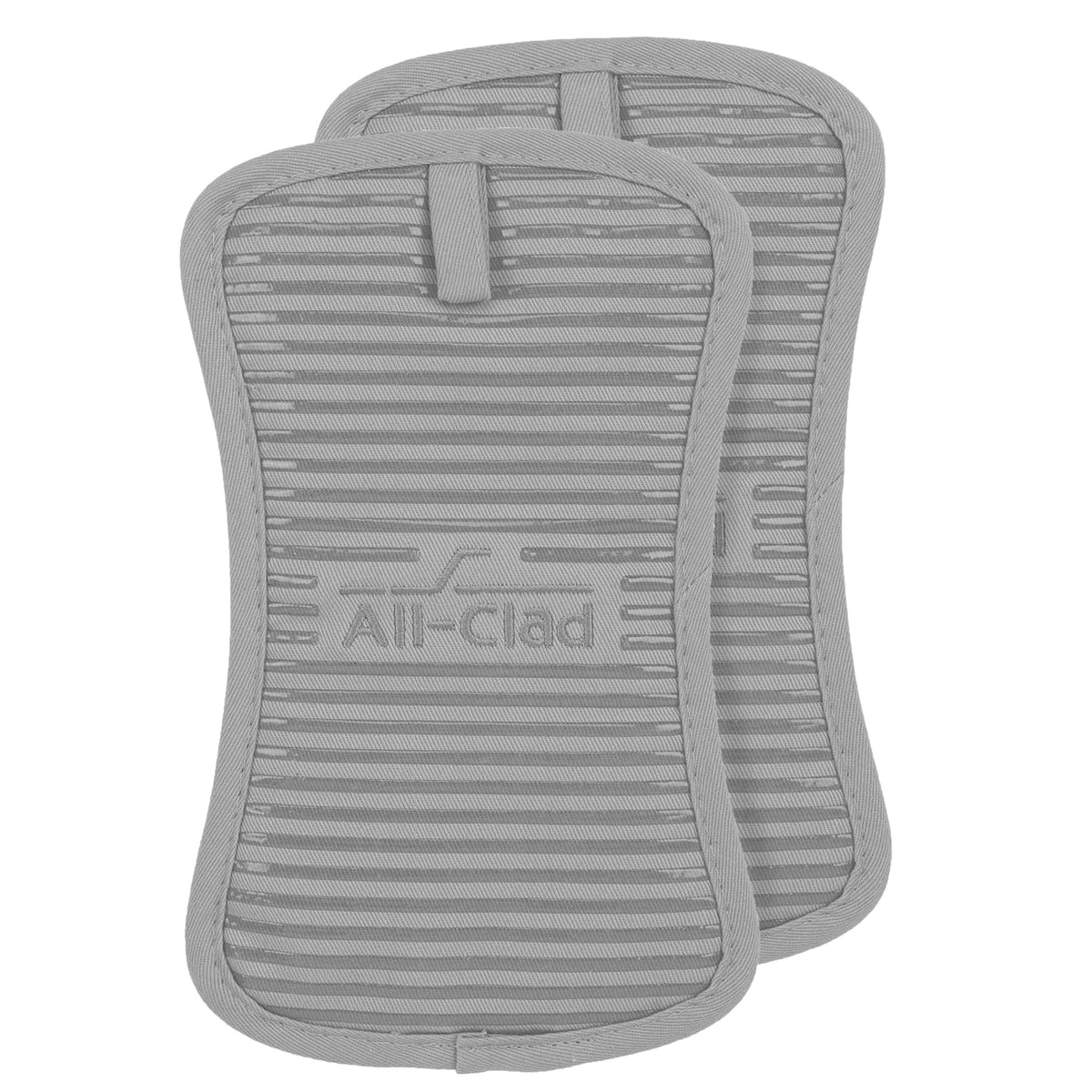 All-Clad Premium Pot Holder & Hot Pad: Heat Resistant to 500 Degrees - 100% Cotton, 10"x6.25" Hot Pad for Kitchen and Barbeque, (2-Pack), Indigo