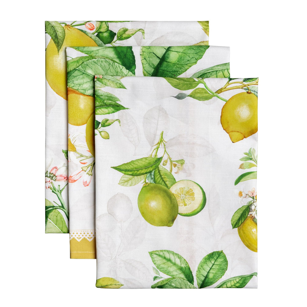 Maison d' Hermine Kitchen Towels Set of 3 Reusable 100% Cotton 27.50" x 20"