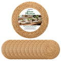 13" Round Woven Placemats Set of 12, Plate Chargers for Dining Table