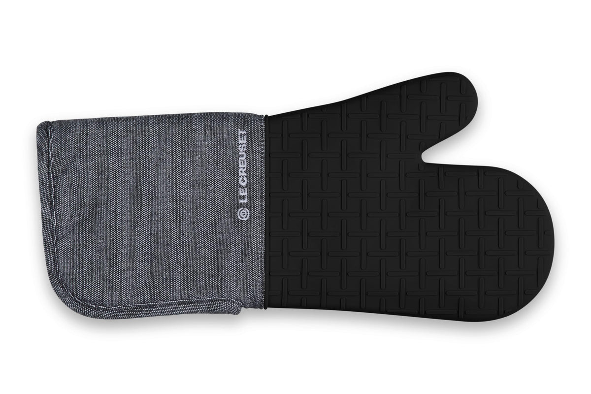 Le Creuset Textile Oven Mitt,15", Charbon