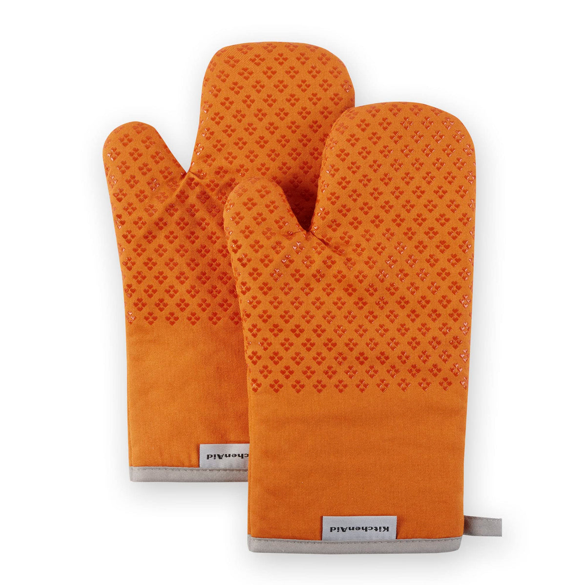 KitchenAid Asteroid Oven Mitt Set, 7"x12.5", Dark Green, 2 Piece