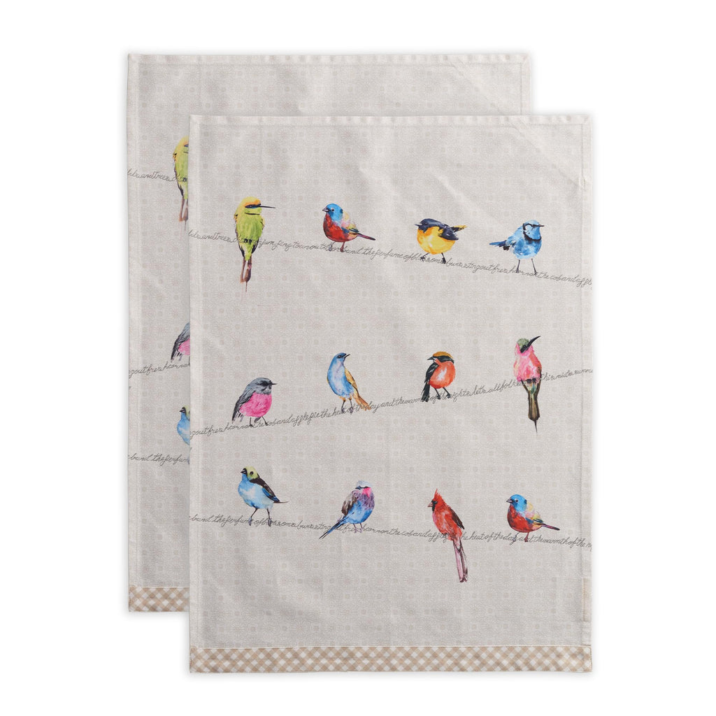 Maison d' Hermine Kitchen Towels Set of 3 Reusable 100% Cotton 27.50" x 20"