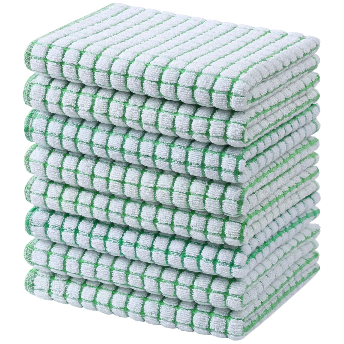 Mordimy Cotton 6 Pack Terry Kitchen Towels, 16 x 25 Inches