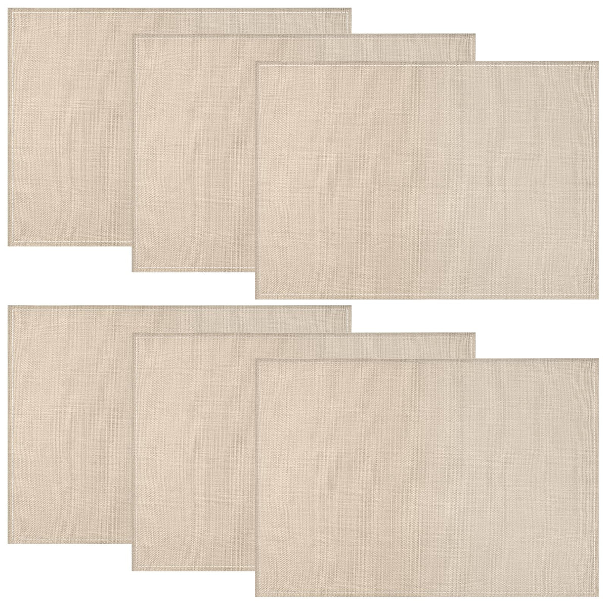 Niviy Placemats, Placemats Set of 4 Washable Place Mats, Green 12" x 18"