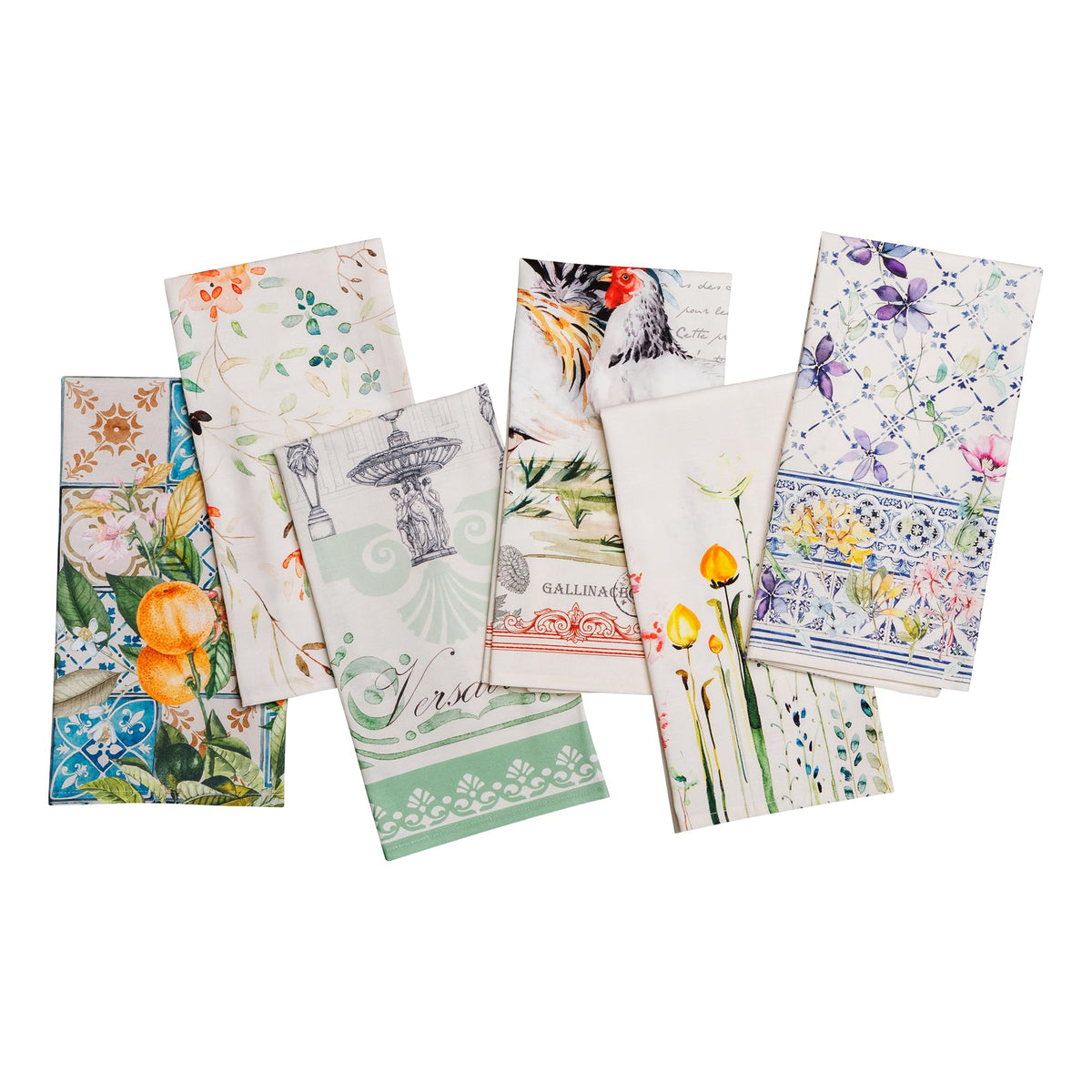 Maison d' Hermine Kitchen Towels Set of 3 Reusable 100% Cotton 27.50" x 20"