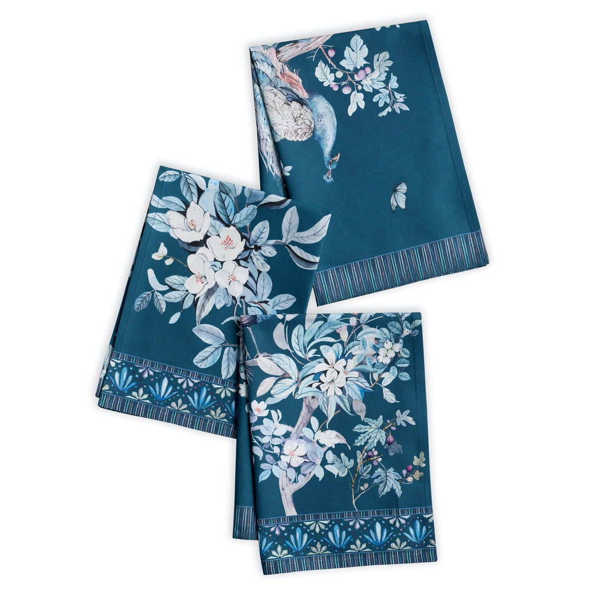 Maison d' Hermine Kitchen Towels Set of 3 Reusable 100% Cotton 27.50" x 20"