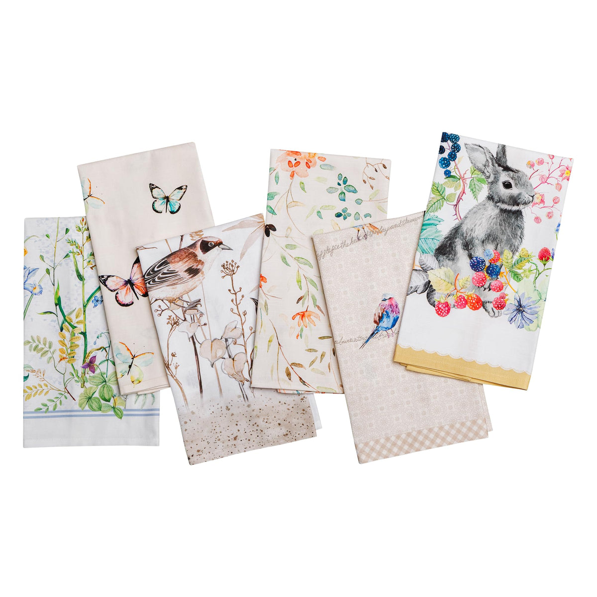 Maison d' Hermine Kitchen Towels Set of 3 Reusable 100% Cotton 27.50" x 20"