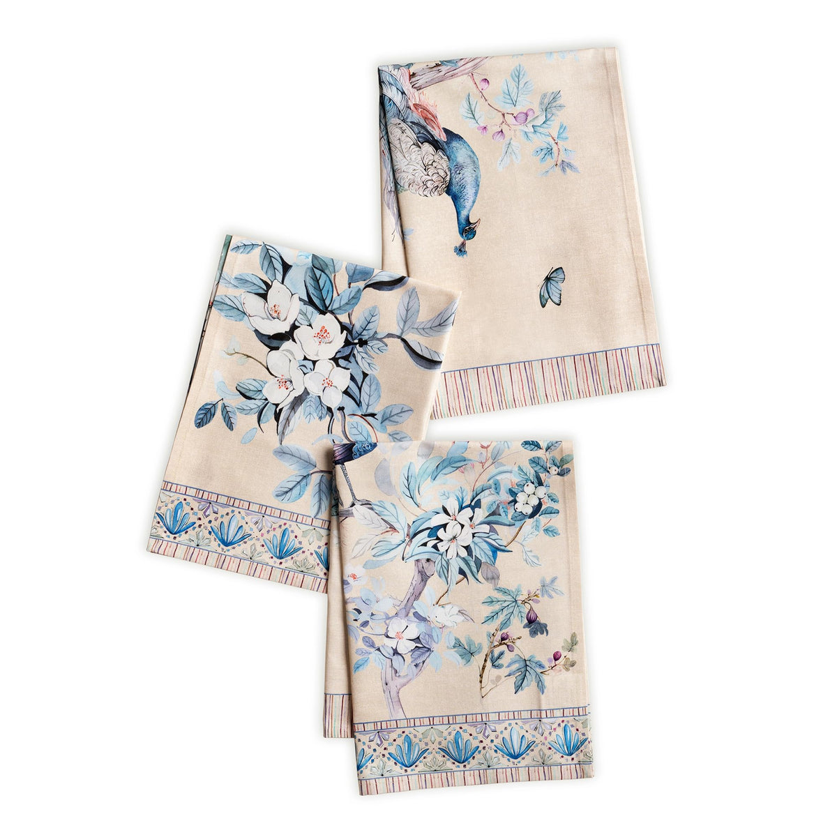 Maison d' Hermine Kitchen Towels Set of 3 Reusable 100% Cotton 27.50" x 20"