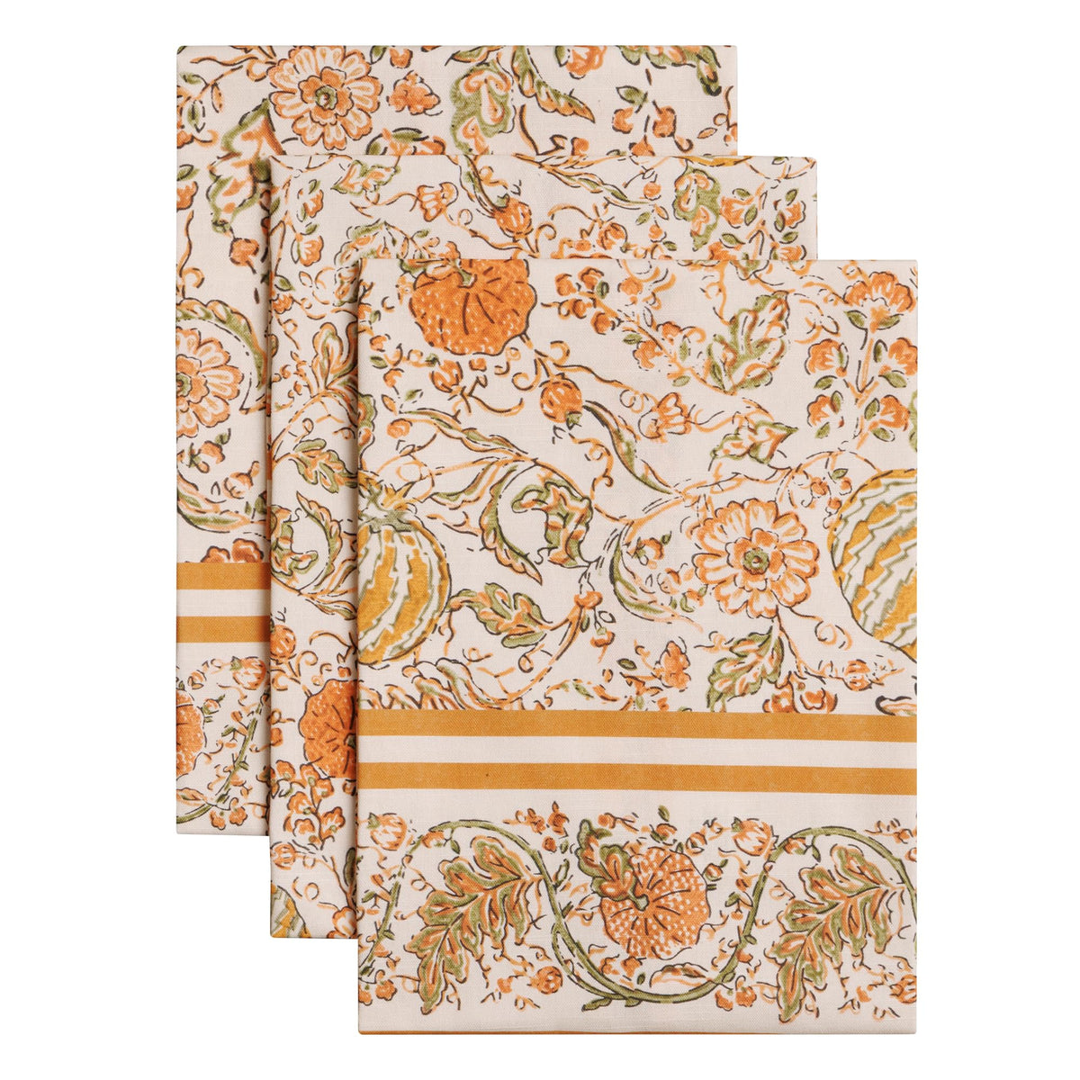 Maison d' Hermine Kitchen Towels Set of 3 Reusable 100% Cotton 27.50" x 20"