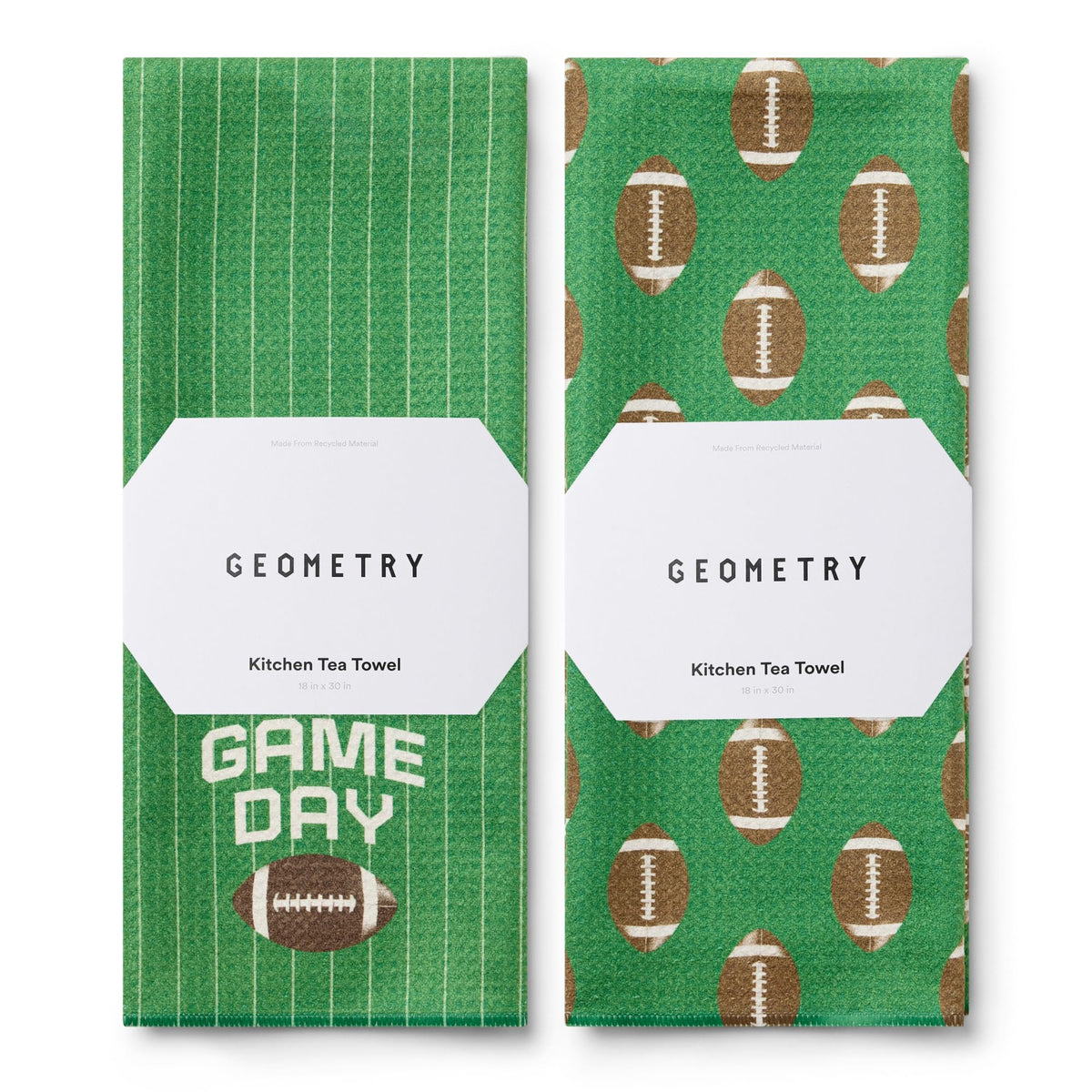 GEOMETRY Kitchen Tea Towels - Quick Dry Microfiber Dish Towels for Kitchen Every Bloom, 18" x 30" 2 Pack