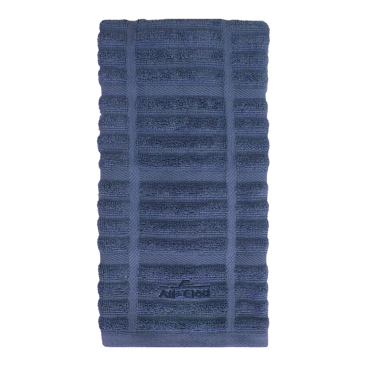 All-Clad Checked Kitchen Towel: Highly Absorbent, Super Soft Long Lasting - 100% Cotton, 17"x30" Tea Towel for Cleaning & Drying Dishes, Pans, Glassware, or Countertops, (1-Pack), Rainfall