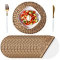 Sinmoe 100 Pcs Disposable Paper Placemats Bulk,Gold,Gradient
