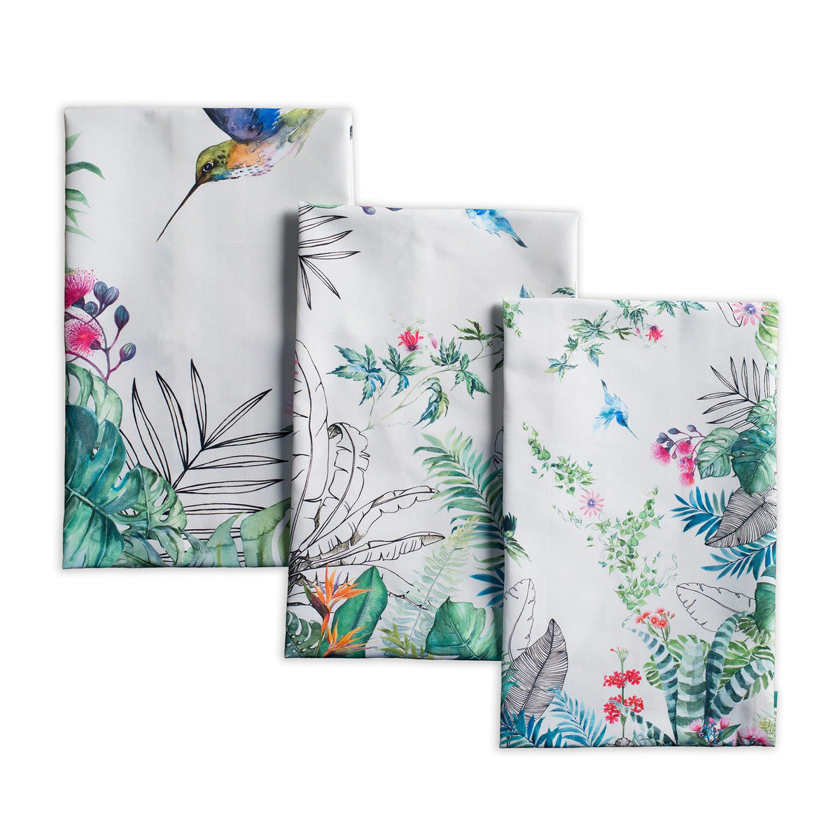 Maison d' Hermine Kitchen Towels Set of 3 Reusable 100% Cotton 27.50" x 20"