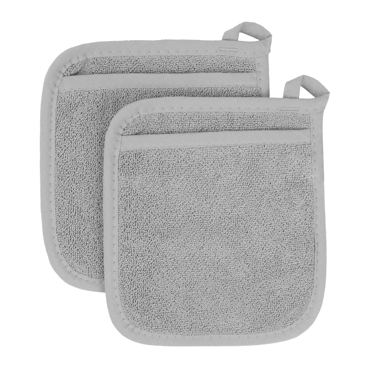 RITZ Terry Pocket Mitt & Hot Pad: Unparalleled Heat Resistant, Durable 100% Cotton – Ergonomically Designed for Optimal Grip – Easy-Care Machine Washable – 2-Pack, Paprika