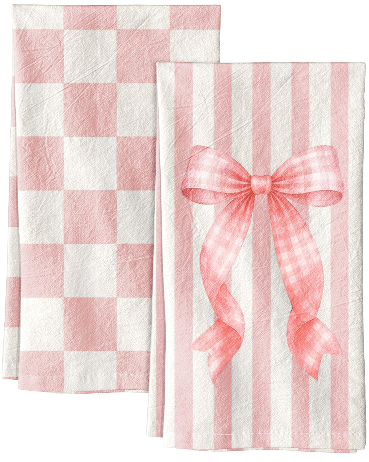 Miss Adola 2 Pack 150GSM Flour Sack Kitchen Towels, Beige Daisy