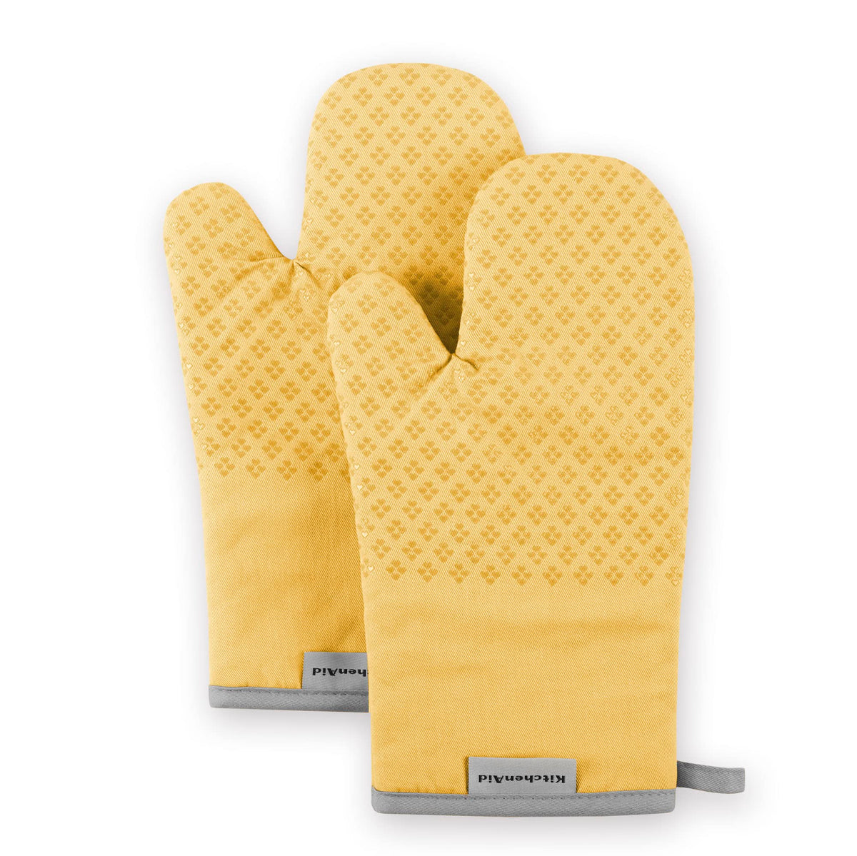KitchenAid Asteroid Oven Mitt Set, 7"x12.5", Fog Blue, 2 Piece
