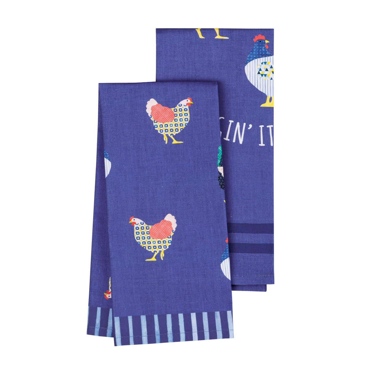 Maison d' Hermine Kitchen Towels Set of 3 Reusable 100% Cotton 27.50" x 20"