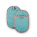 KitchenAid Asteroid Pot Holder 2-Pack Set, Blue Velvet, 6.5"x10"