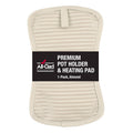 All-Clad Premium Pot Holder & Hot Pad: Heat Resistant to 500 Degrees - 100% Cotton, 10"x6.25" Hot Pad for Kitchen and Barbeque, (2-Pack), Indigo