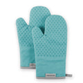 KitchenAid Asteroid Oven Mitt Set, 7"x12.5", Fog Blue, 2 Piece
