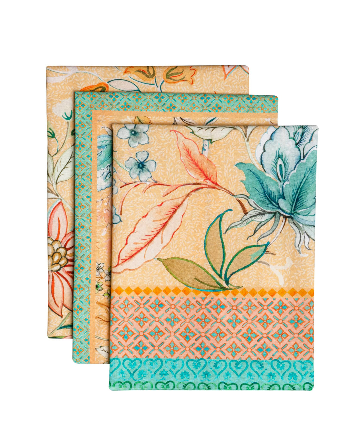 Maison d' Hermine Kitchen Towels Set of 3 Reusable 100% Cotton 27.50" x 20"