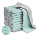 Bessrung 20 Packs Kitchen Cloth Dish Towels, Nonstick Oil Fast Drying Washcloths, Premium Dish Cloths for Kitchen, Car, Bathroom Cleaning, Reusable Highly Absorbent Cleaning Clothes, Mix-Colors