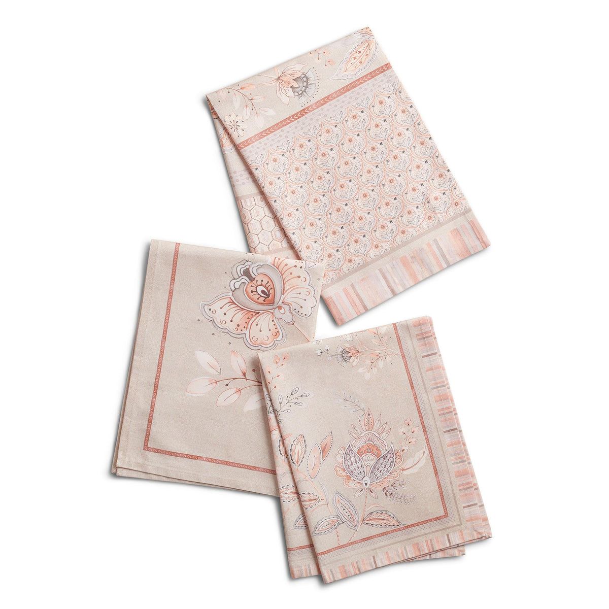 Maison d' Hermine Kitchen Towels Set of 3 Reusable 100% Cotton 27.50" x 20"