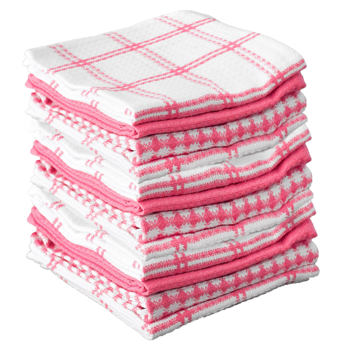 T-Fal Premium Waffle Dish Cloths: Highly Absorbent, Super Soft Long Lasting - 100% Cotton, 12"x13" Towel for Cleaning & Drying, (4-Pack), Sand