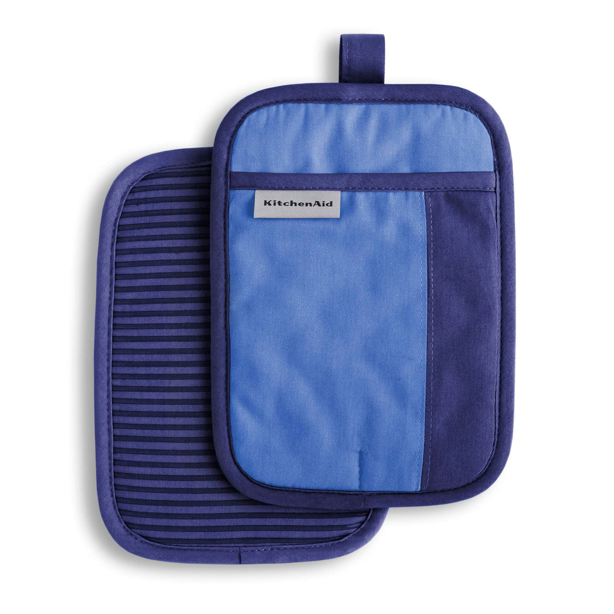 KitchenAid Beacon Two-Tone Non-Slip Pot Holder Set, Majestic Yellow, 7"x10", 2 Piece