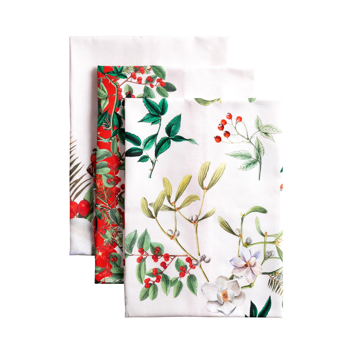 Maison d' Hermine Kitchen Towels Set of 3 Reusable 100% Cotton 27.50" x 20"