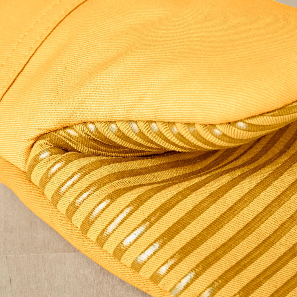 KitchenAid Beacon Two-Tone Non-Slip Mini Oven Mitt Set, Majestic Yellow, 5.5"x8", 2 Piece