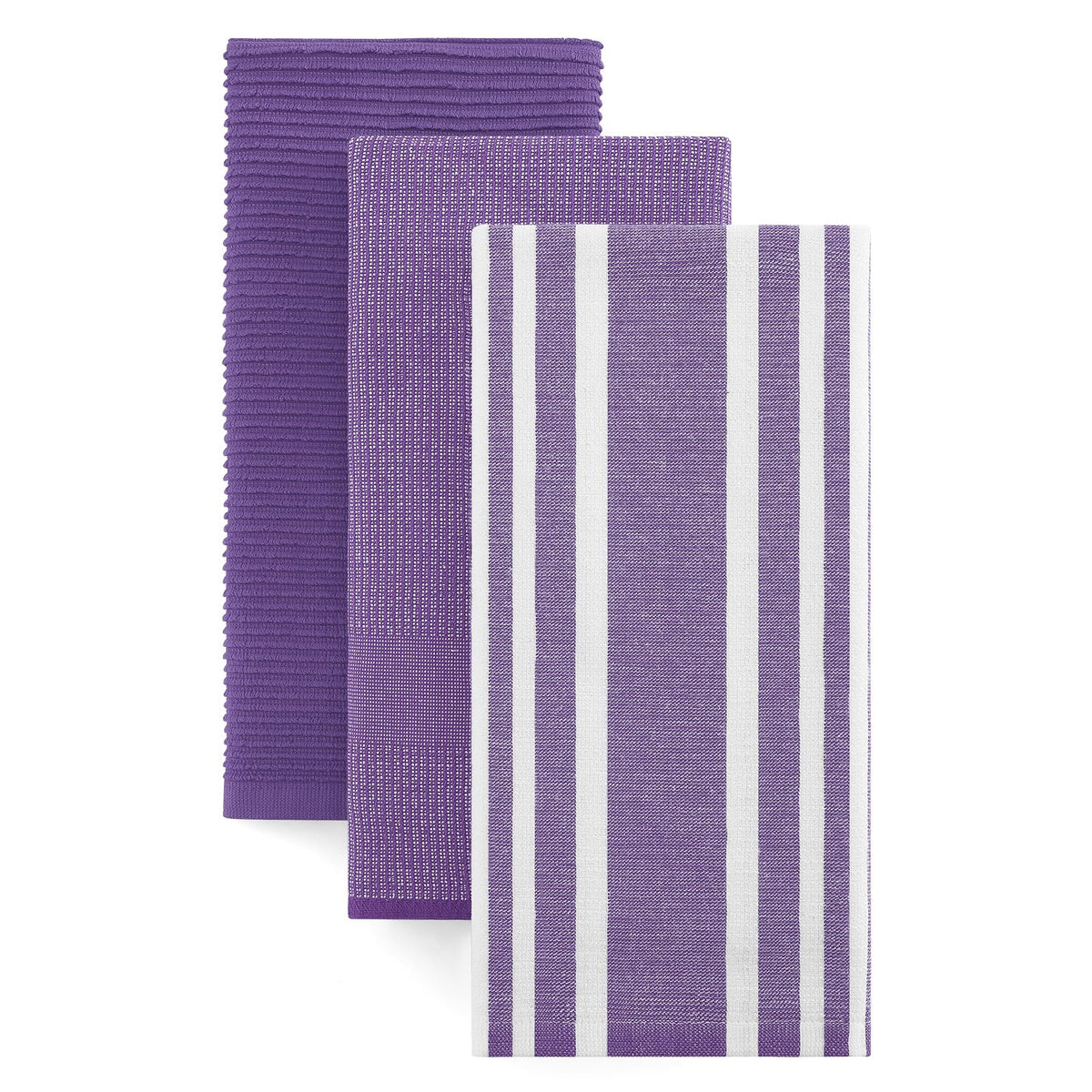 Homaxy Cotton 380 GSM Premium Kitchen Towels, 18"x 28", 6 Pack, Khaki