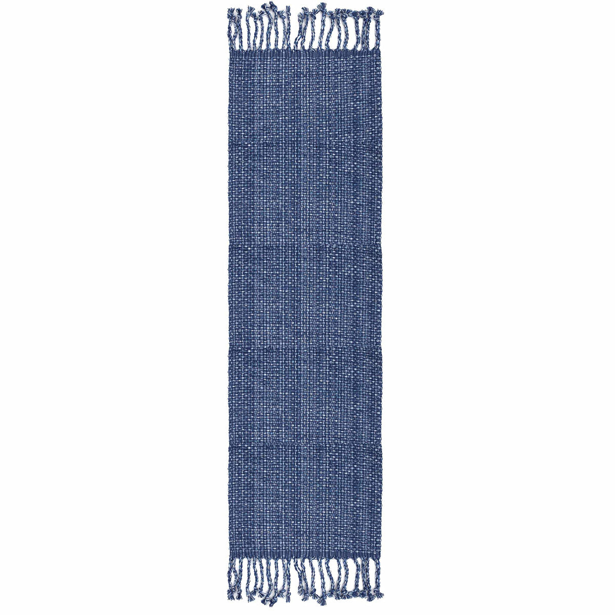 Sweet Home Collection 100% Cotton Placemats for Dining Room Rectangle Two Tone Woven Fabric 13" x 19" Soft Durable Table Mat Set, Set of 4, Rust