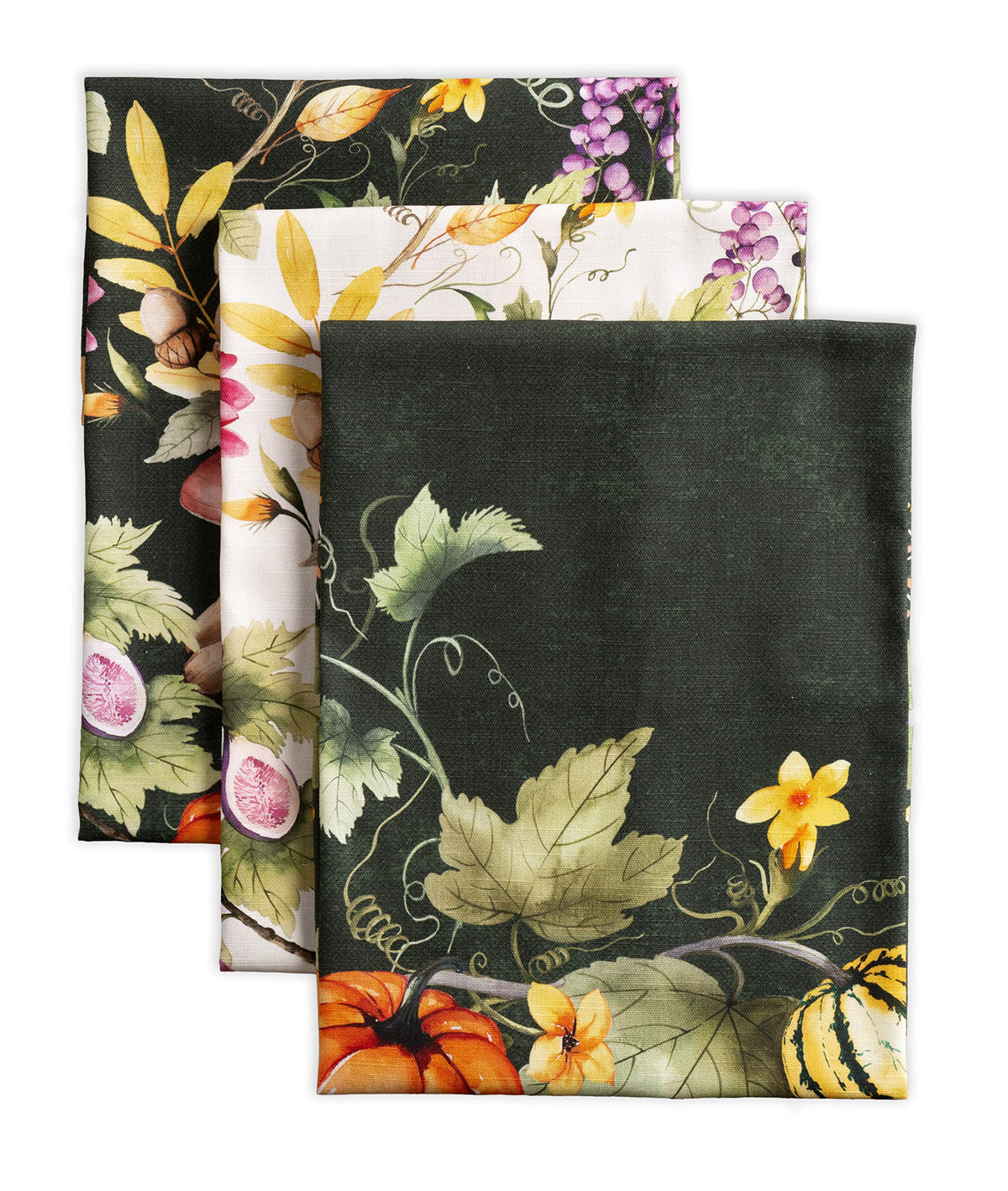 Maison d' Hermine Kitchen Towels Set of 3 Reusable 100% Cotton 27.50" x 20"