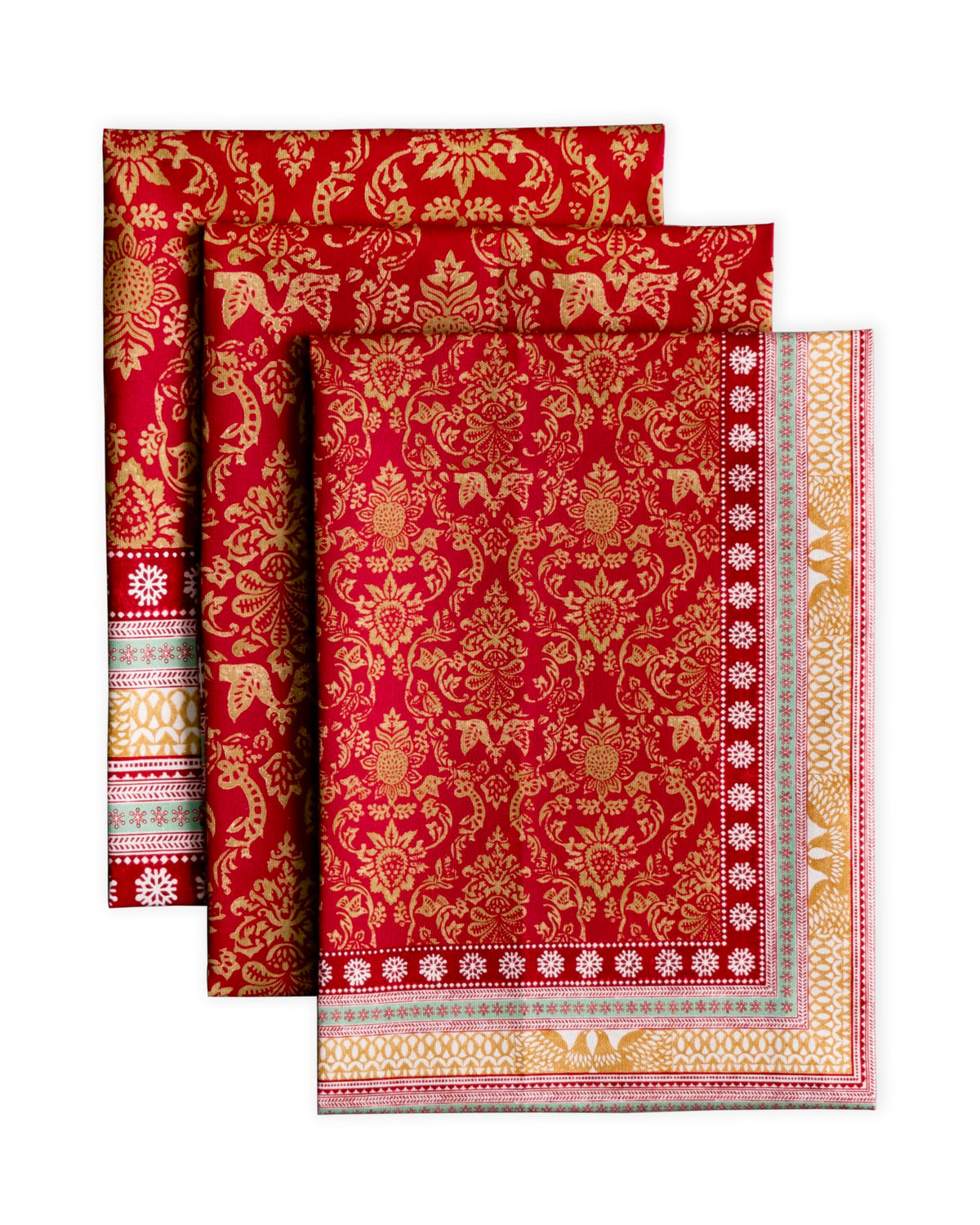 Maison d' Hermine Kitchen Towels Set of 3 Reusable 100% Cotton 27.50" x 20"