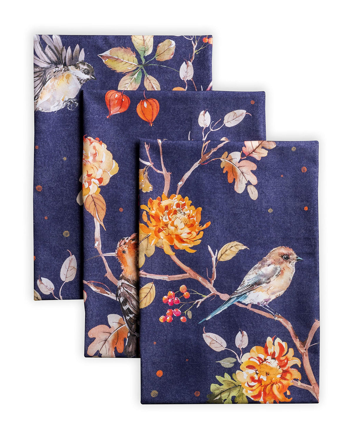 Maison d' Hermine Kitchen Towels Set of 3 Reusable 100% Cotton 27.50" x 20"