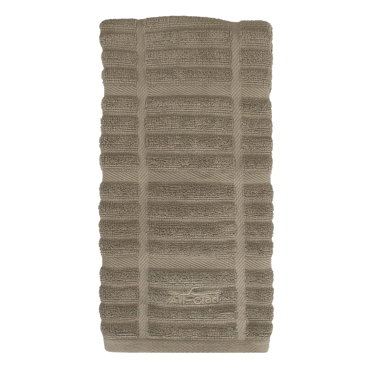 All-Clad Checked Kitchen Towel: Highly Absorbent, Super Soft Long Lasting - 100% Cotton, 17"x30" Tea Towel for Cleaning & Drying Dishes, Pans, Glassware, or Countertops, (1-Pack), Rainfall