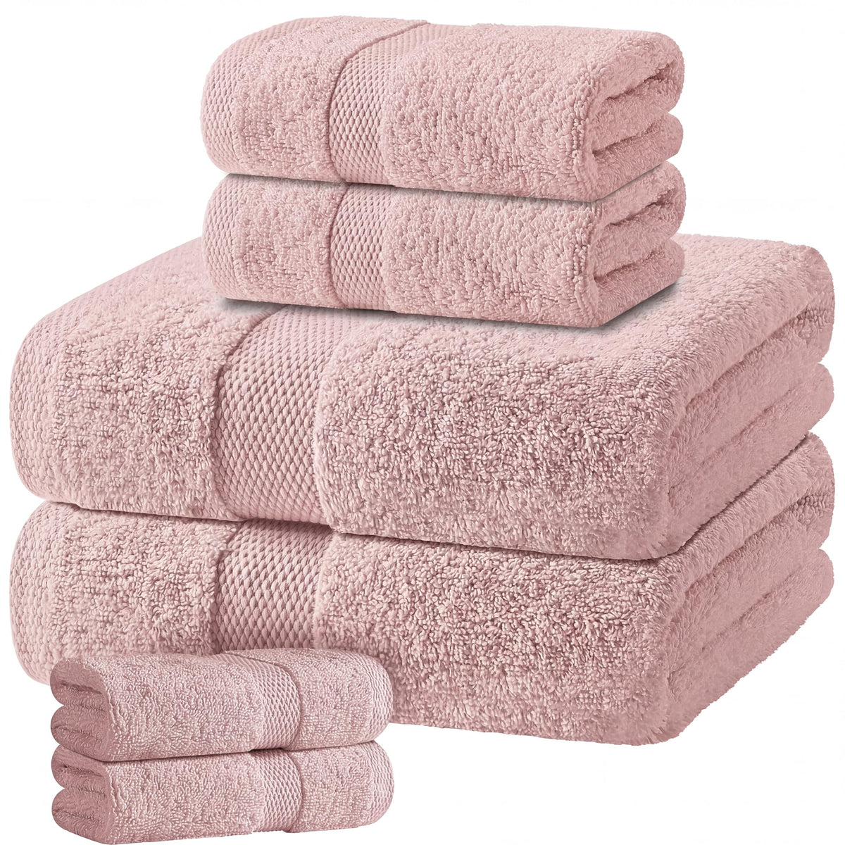 Premium Dish Towels for Kitchen, 8 Pack, 16x26 - 100% Cotton Kitchen Towels with Hanging Loop, Ultra Absorbent and Thick 410 GSM, Multicolor