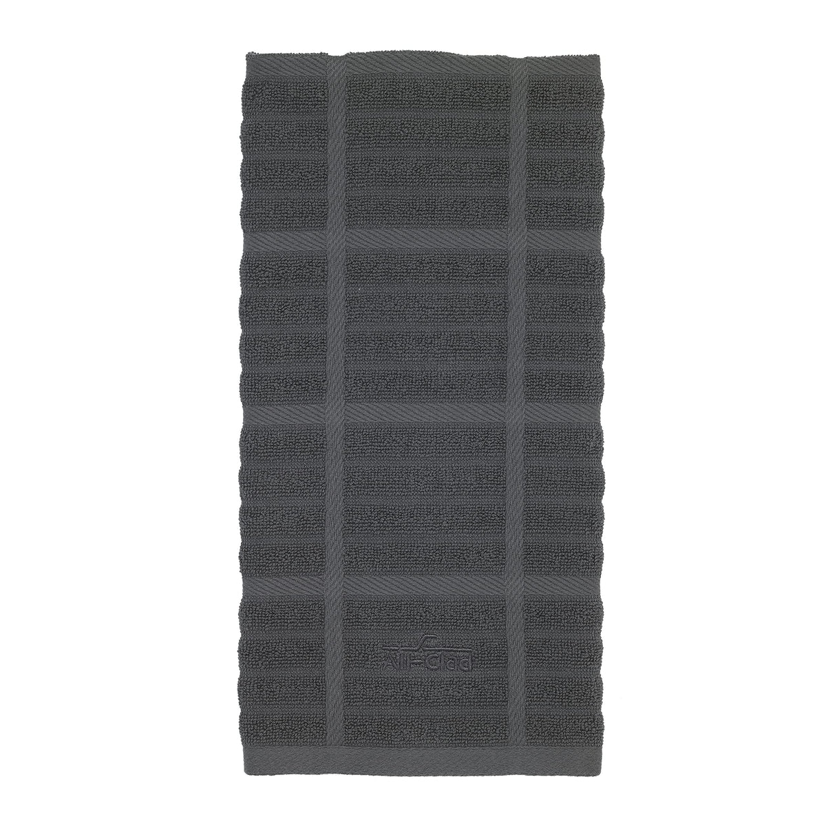 All-Clad Checked Kitchen Towel: Highly Absorbent, Super Soft Long Lasting - 100% Cotton, 17"x30" Tea Towel for Cleaning & Drying Dishes, Pans, Glassware, or Countertops, (1-Pack), Rainfall