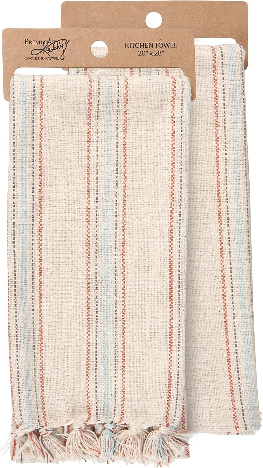 Primitives by Kathy Ticking Stripe Kitchen Towel