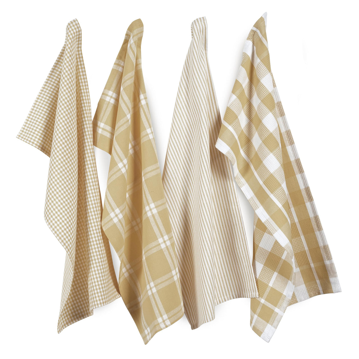 LANE LINEN Dish Towels for Kitchen 100% Cotton Tightly Woven 6 Pack - Olive