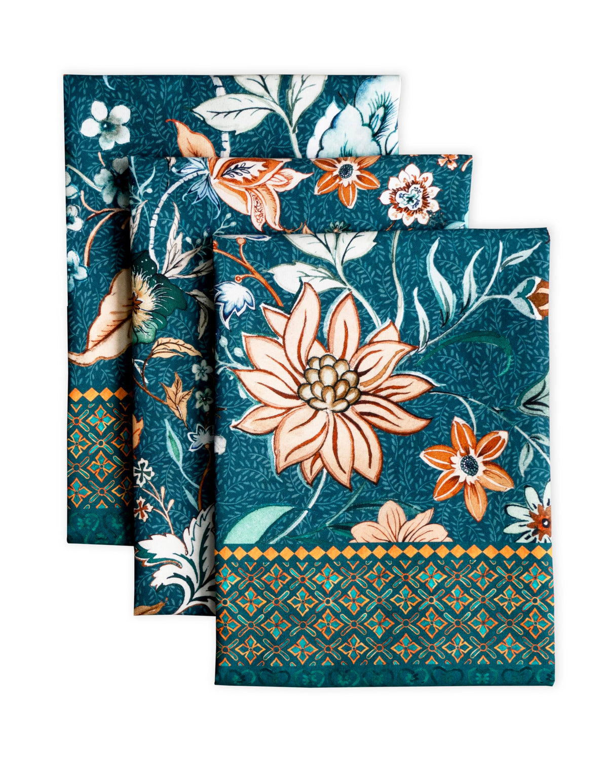 Maison d' Hermine Kitchen Towels Set of 3 Reusable 100% Cotton 27.50" x 20"