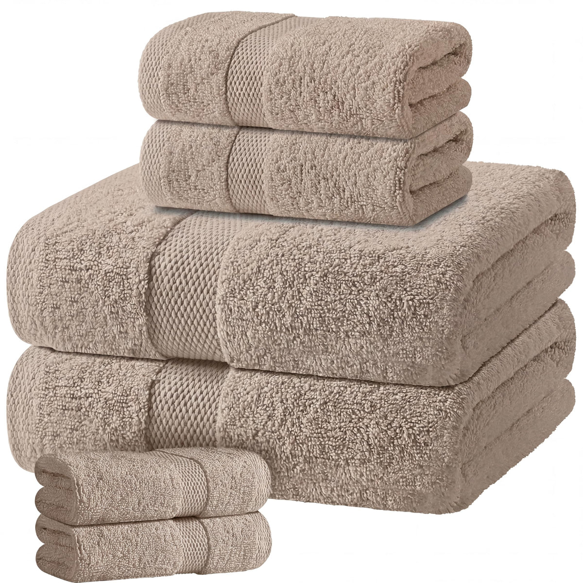 Premium Dish Towels for Kitchen, 8 Pack, 16x26 - 100% Cotton Kitchen Towels with Hanging Loop, Ultra Absorbent and Thick 410 GSM, Multicolor
