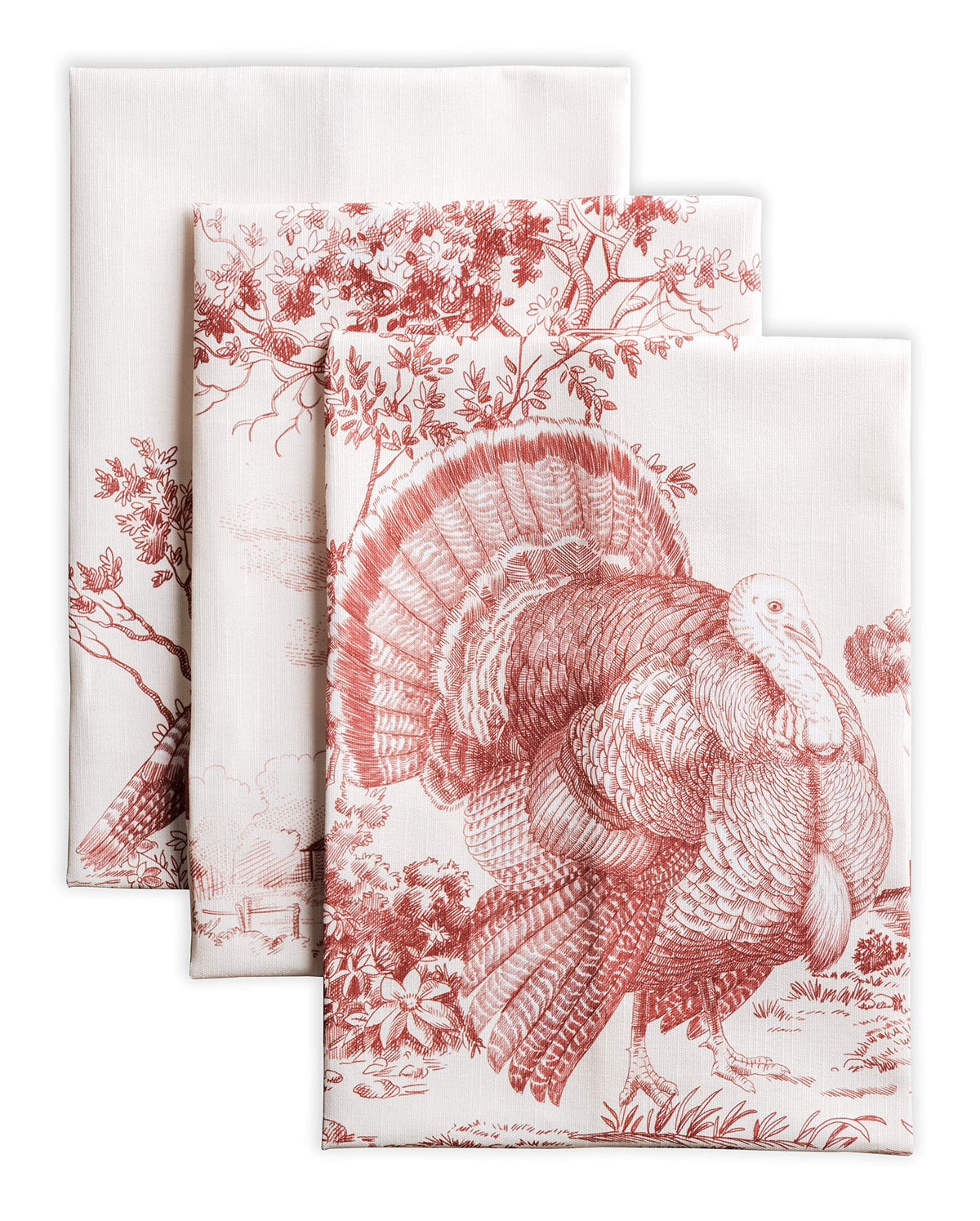 Maison d' Hermine Kitchen Towels Set of 3 Reusable 100% Cotton 27.50" x 20"