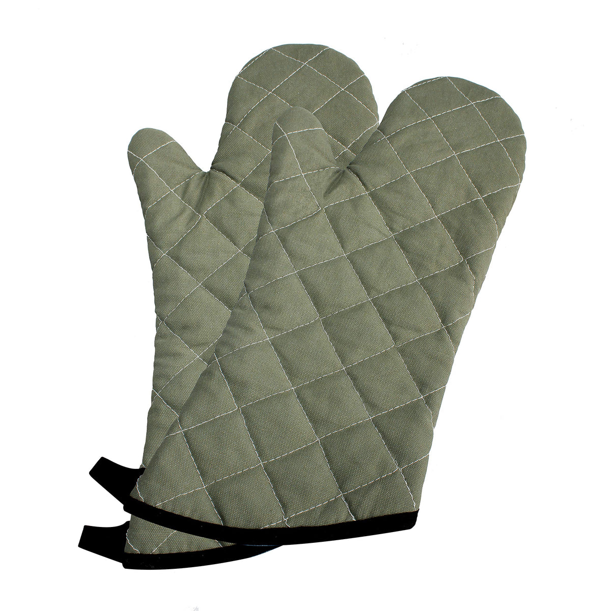 ARCLIBER Grey 13" Quilted Oven Mitts 1 Pair Flame Heat Resistant