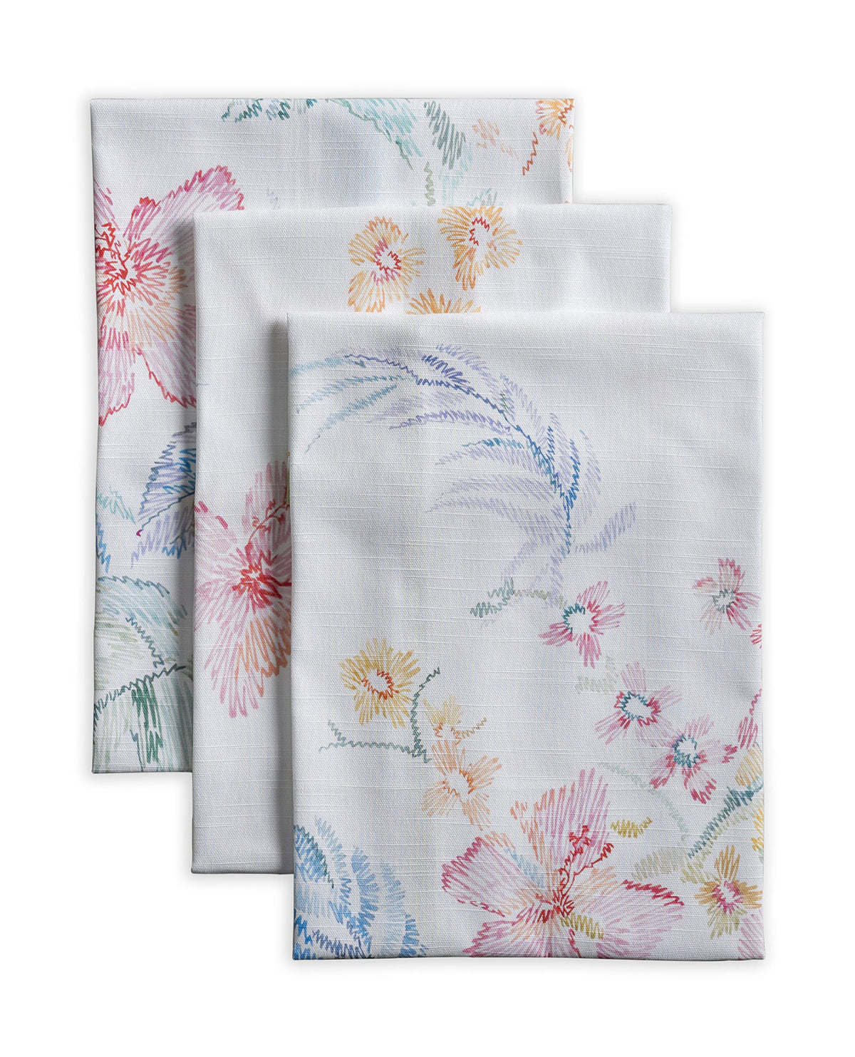 Maison d' Hermine Kitchen Towels Set of 3 Reusable 100% Cotton 27.50" x 20"