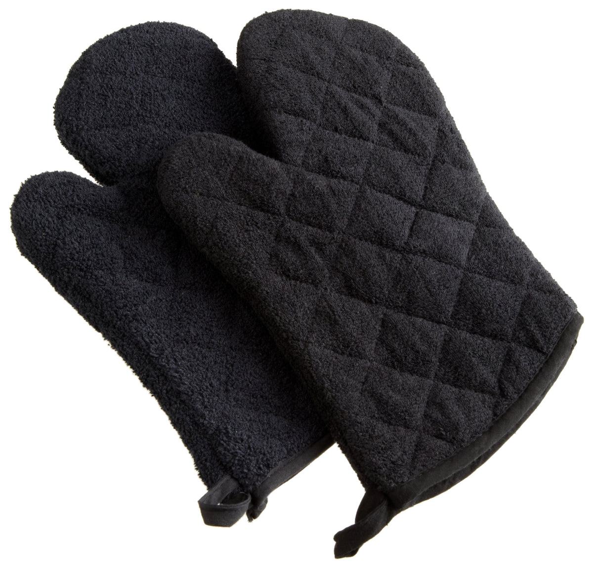 DII Basic Terry Collection 100% Cotton Quilted, Oven Mitt, Sage, 2 Piece